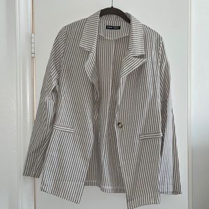 Striped Blazer